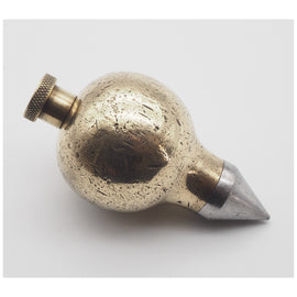 Early Steel Tipped Gunmetal Plumb Bob